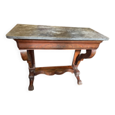 Empire console with lion feet, return from Egypt