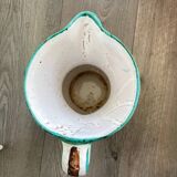 Ceramic pitcher signed Robert Picault – Scarified decoration – Vintage
