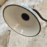 Old garden lamp vintage green wall lamp enamel