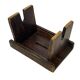 Antique stool footstool 1940s wooden plant table