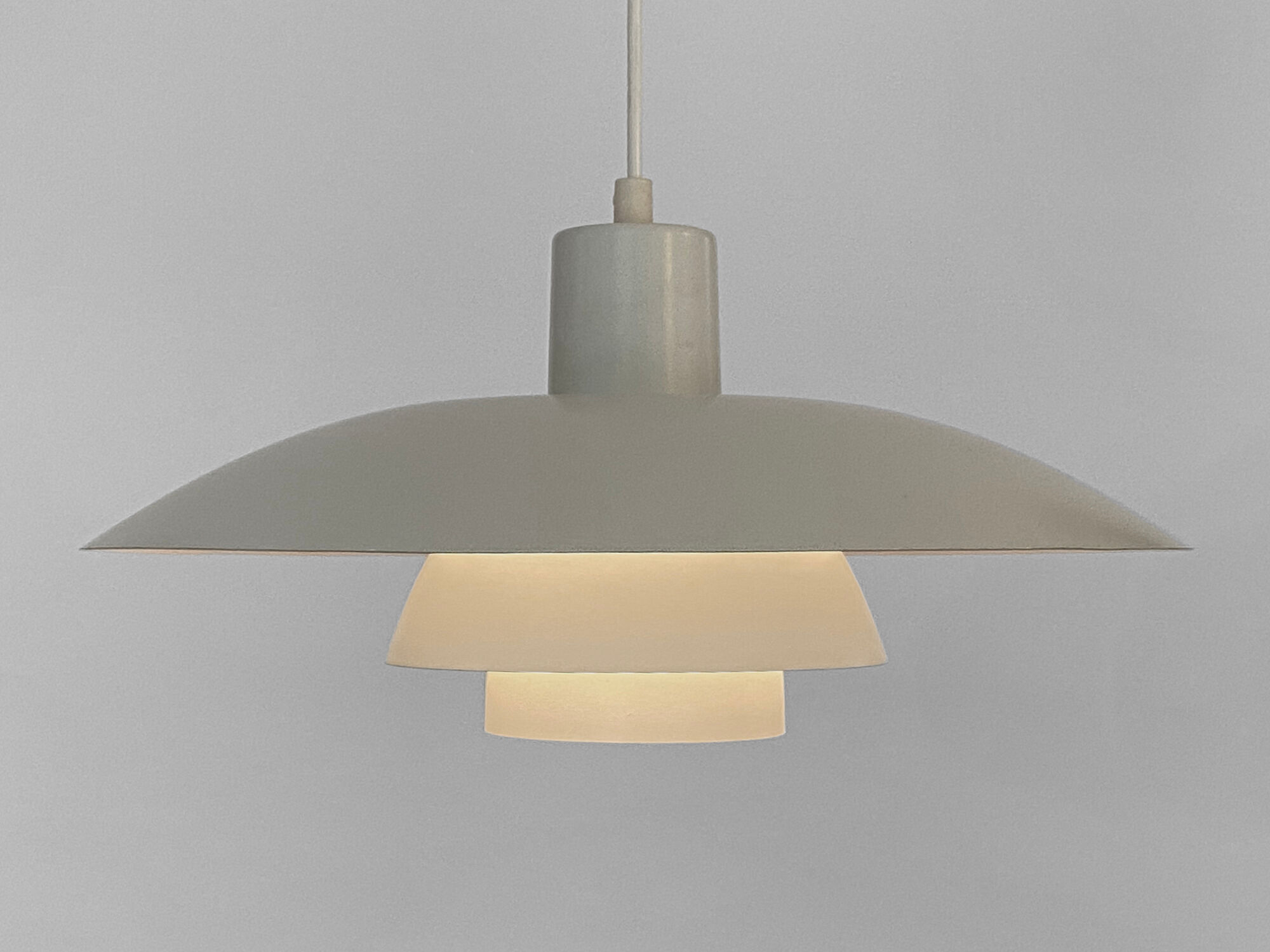 Pendant light PH 4/3 by Poul Henningsen for Louis Poulsen. Denmark 1970s