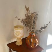 Lampe à poser en albâtre