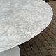 Original round dining table Knoll Tulip (152cm) Carrara