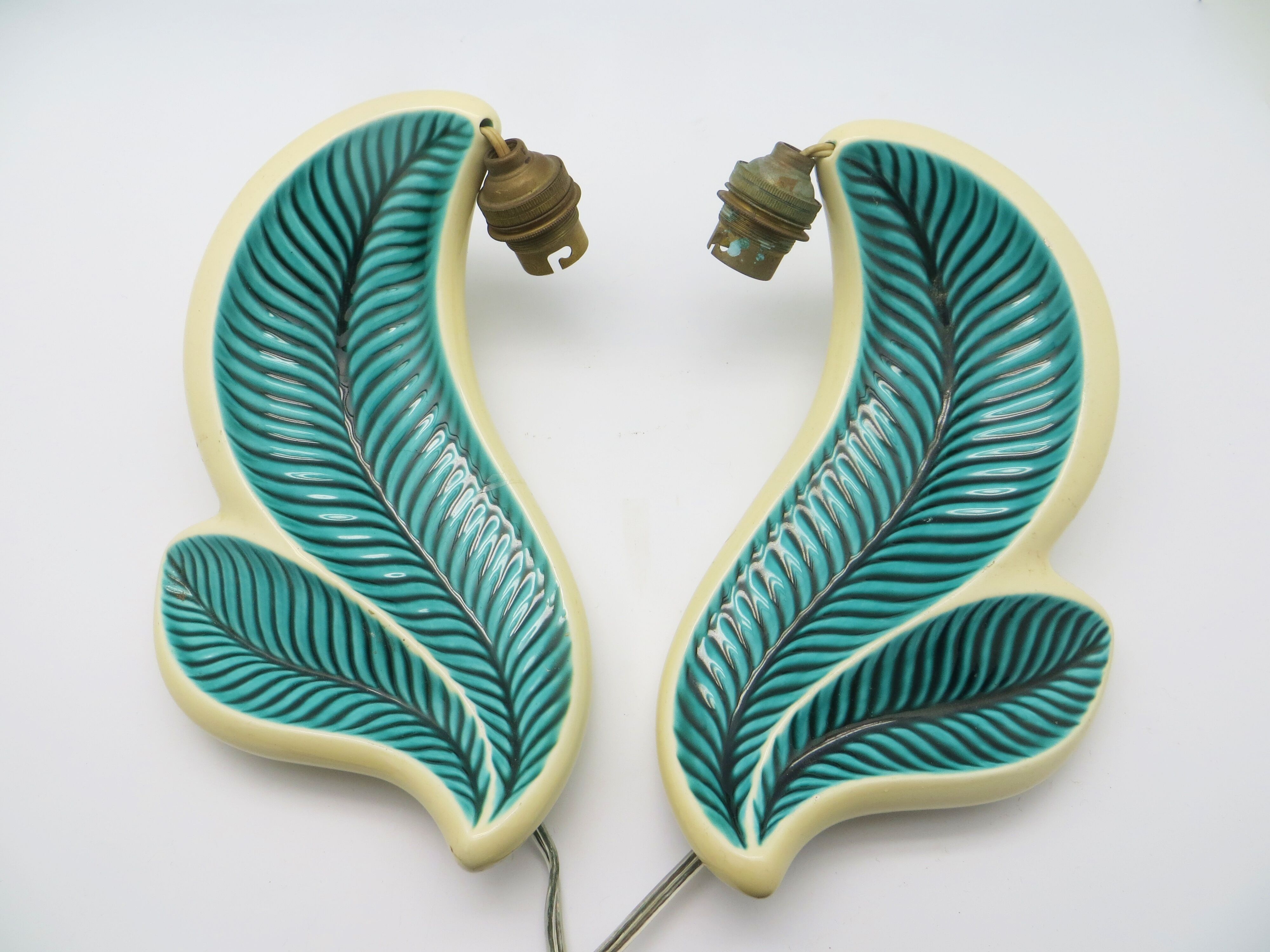 Pair  Verceram wall lamps 60