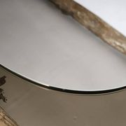 White glass and smoked glass mirror Italy