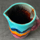 Ricard ceramic pitcher signed o.conguis