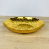 Cup and 8 Inalta France dessert cups in gold metal