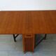 Table à abattants et 4 chaises pliantes, 1960