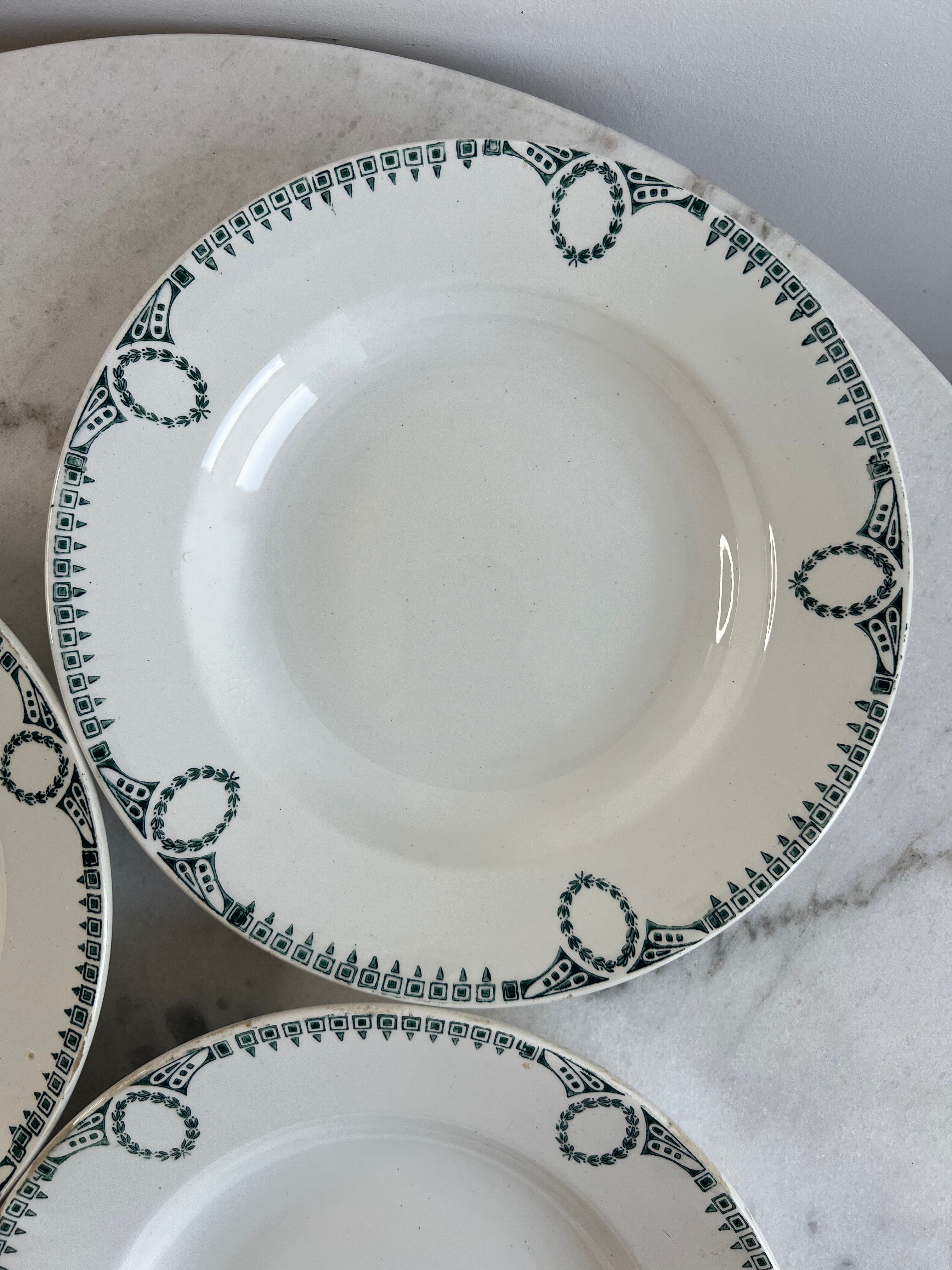Ironstone Set of 3 Deep Plates Ceranord St Amand