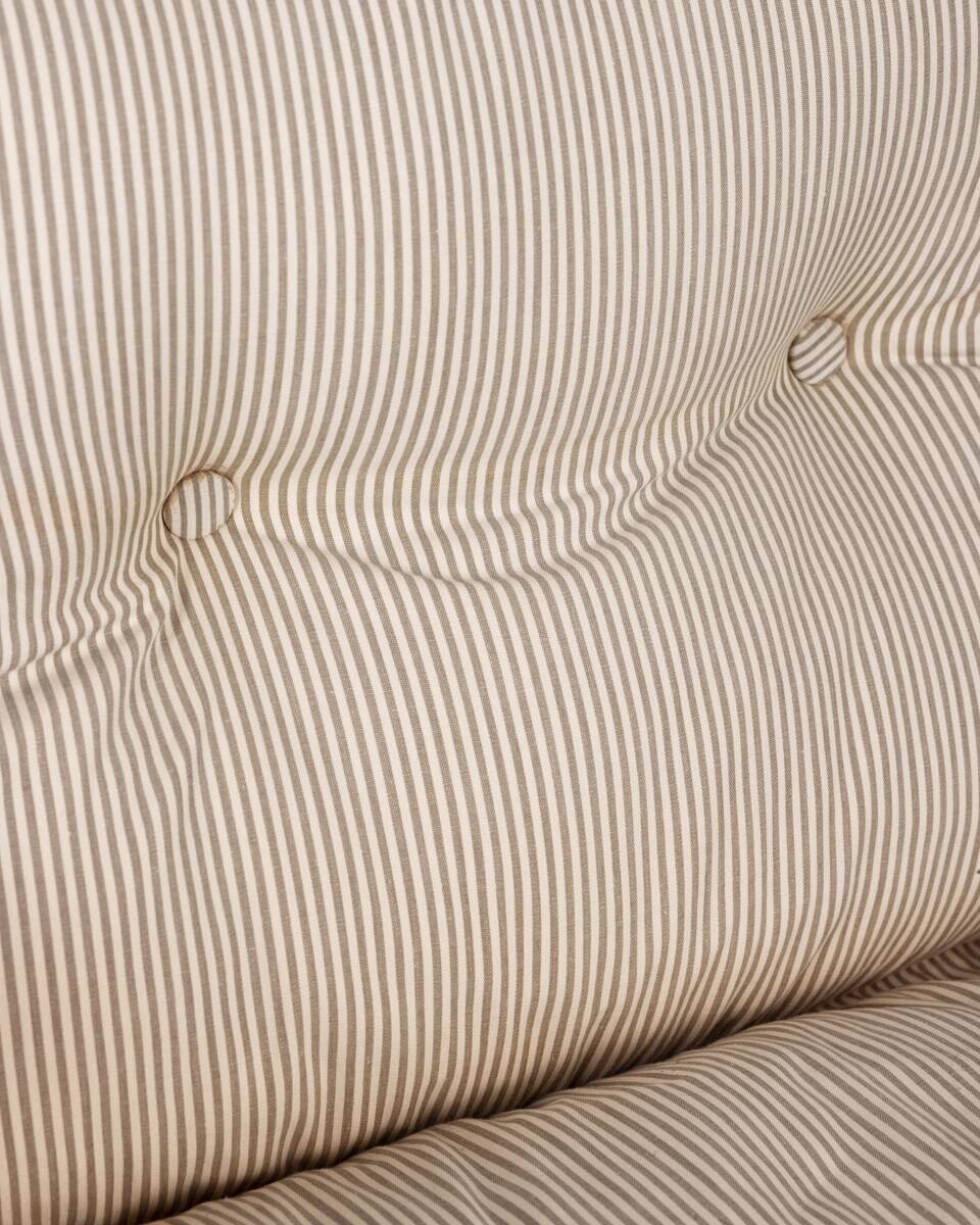 Vintage 70's metal and fabric armchair, scandinavian design