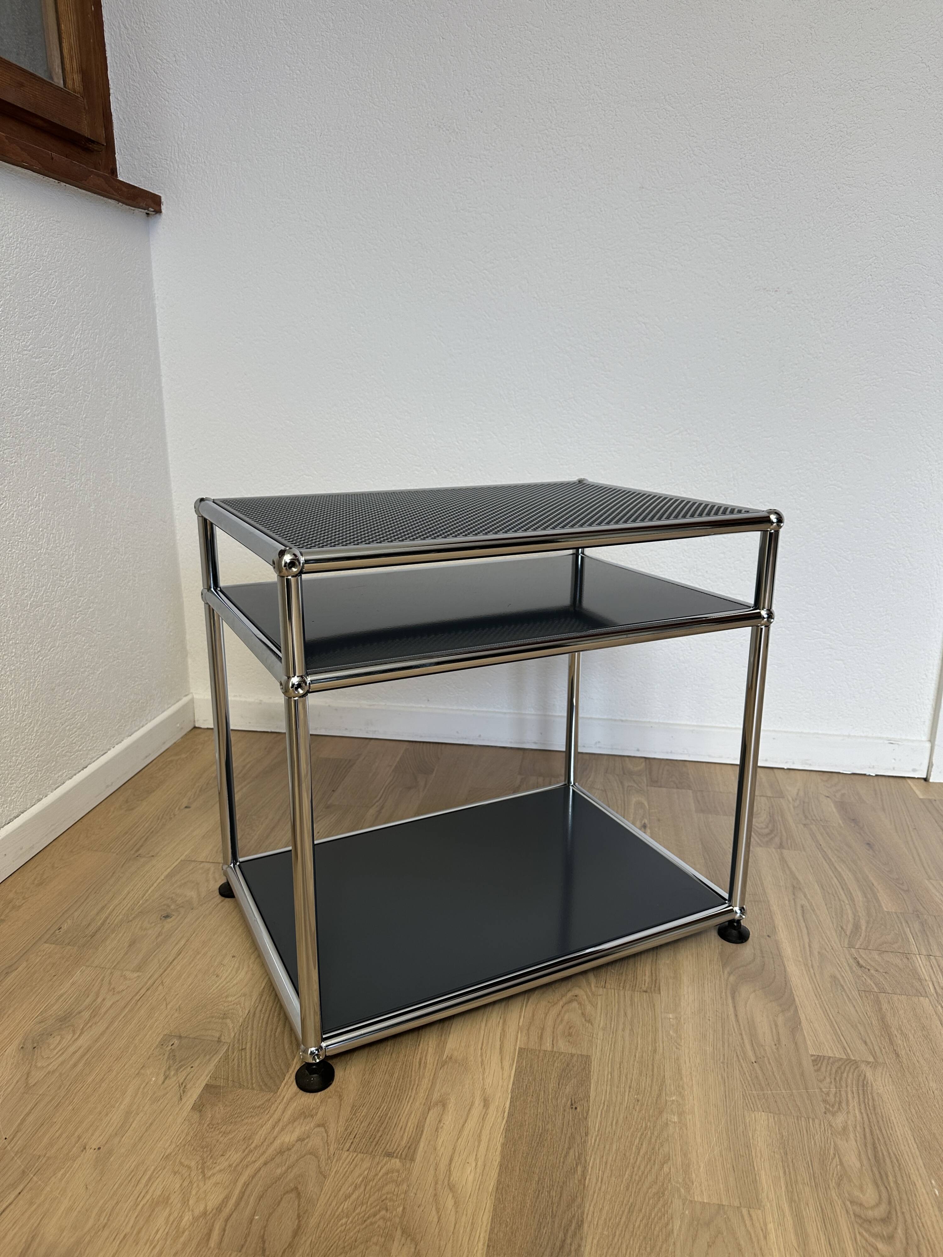 USM Haller side table in Anthracite Grey