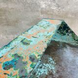 Old cabinet iron sideboard blue