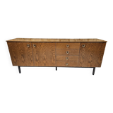 Wooden and metal sideboard, 1970