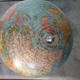 Earth Globe Forest end 19th H39 cm