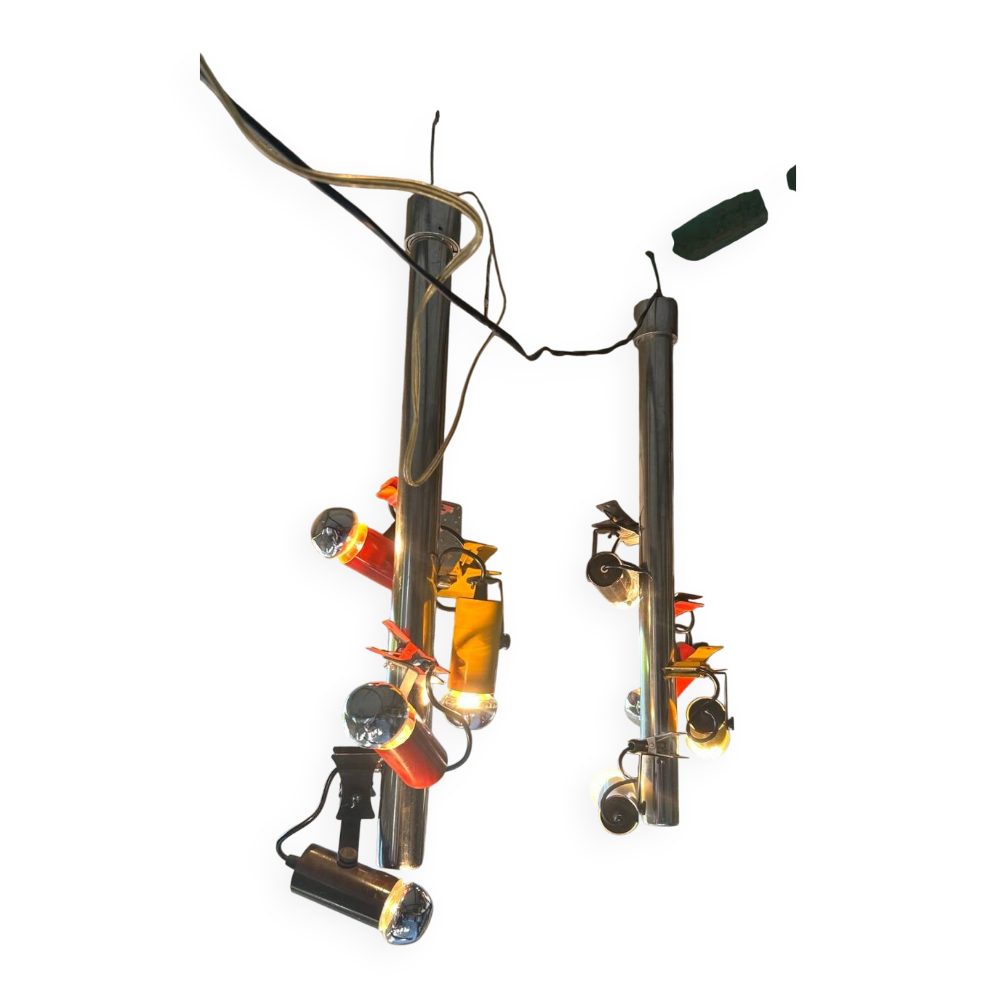 2 Targetti sankey pendant lights