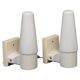 Sigvard Bernadotte Pair of wall lights Model No 6020 for IFO Sweden, 1960s