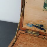 old paint box with dovetail assembly pallet