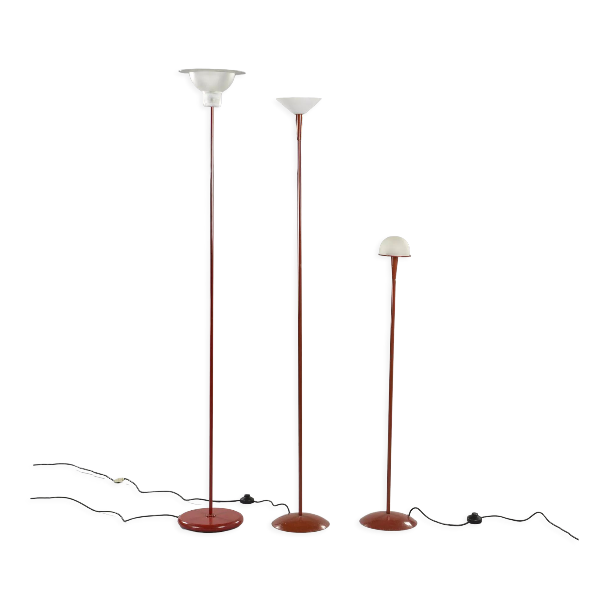 Nuova Segno floor lamps by Pierluigi Cerri for Fontana Arte