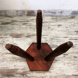 Wooden tripod stool