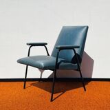 Pair of armchairs model Robert by Pierre Guariche for Meurop. Vintage 60s.