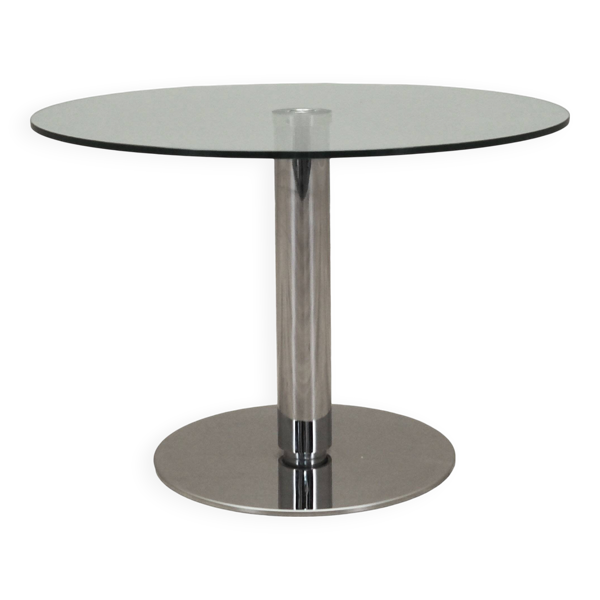 Table basse en verre, design danois, années 1970, production : BoConcept