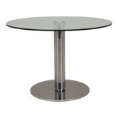 Glass coffee table, Danish design, 1970s, production: BoConcept