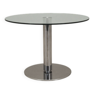 Table basse en verre, design danois, années 1970, production : BoConcept