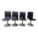 Set of 4 vintage design tulip chairs from the 70s/80s.