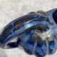 Pichet en barbotine citrouille bleue