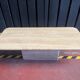 Travertine coffee table