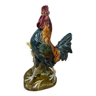 Coq en Faience Paul Comoléra