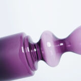 Vase violet transparent