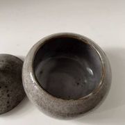 Ancien pot grès sucrier ACTH Thierry Chantal ROBERT