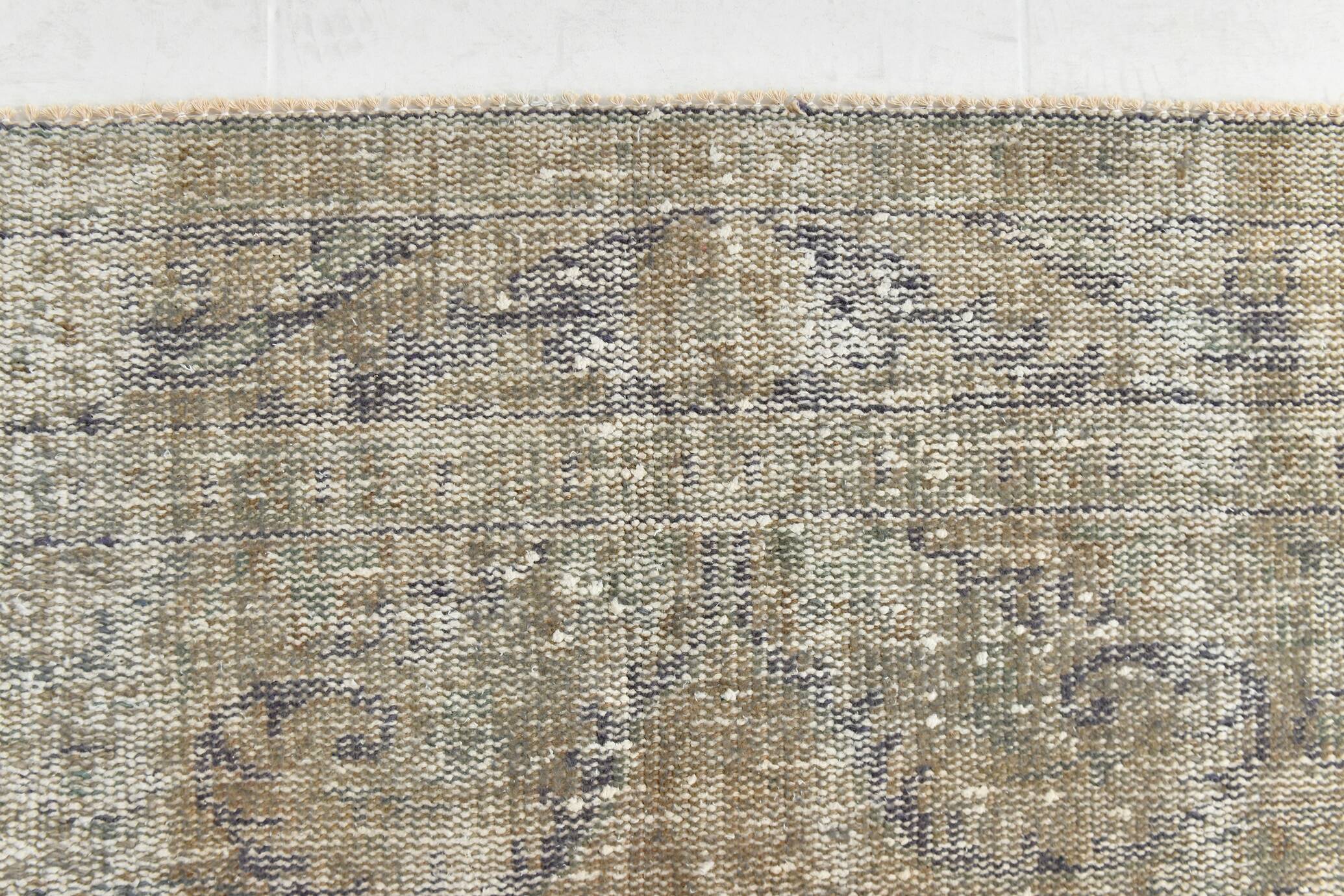 Gray vintage turkish carpet, Distressed vintage large carpet gray