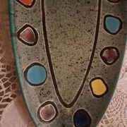 Plat décoratif en céramique. Adolf Burkart