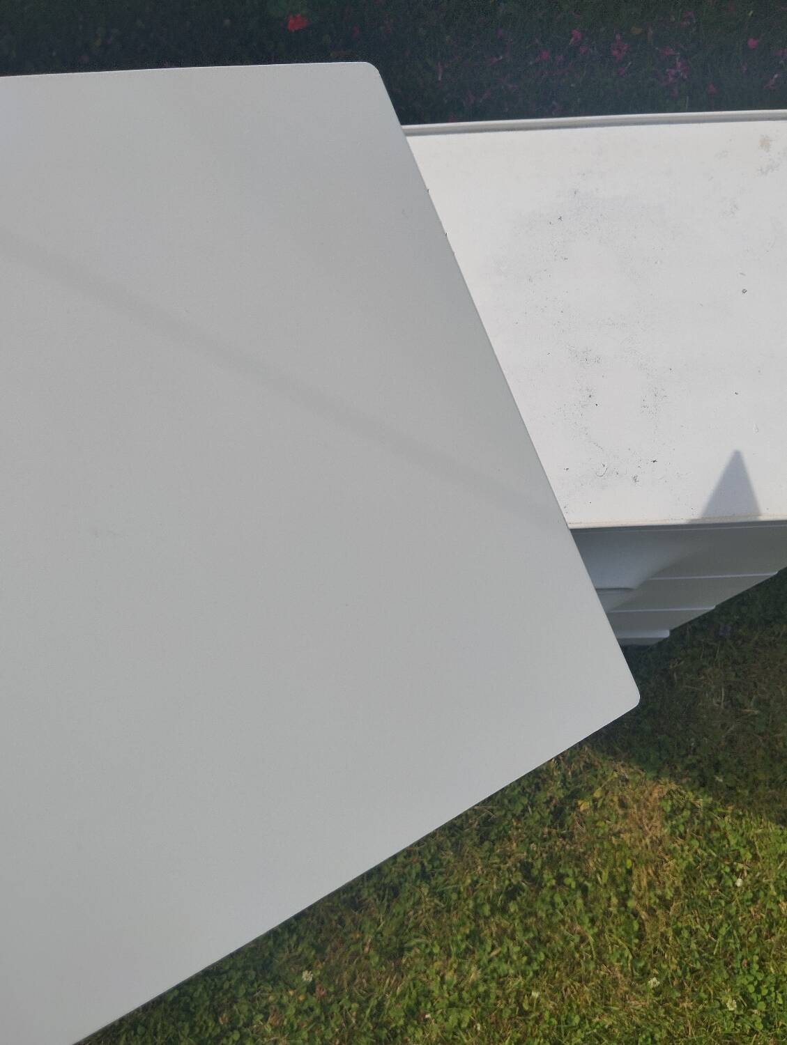 Vintage plastic storage unit