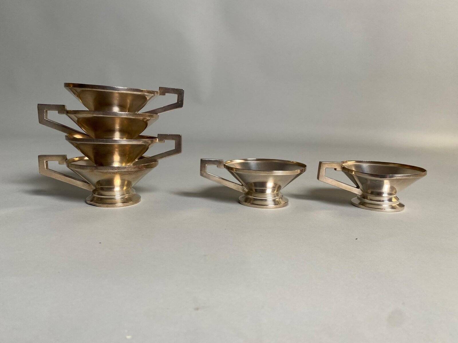 Art Deco Coffe Cups by Gio Ponti, 1930s, Set of 6