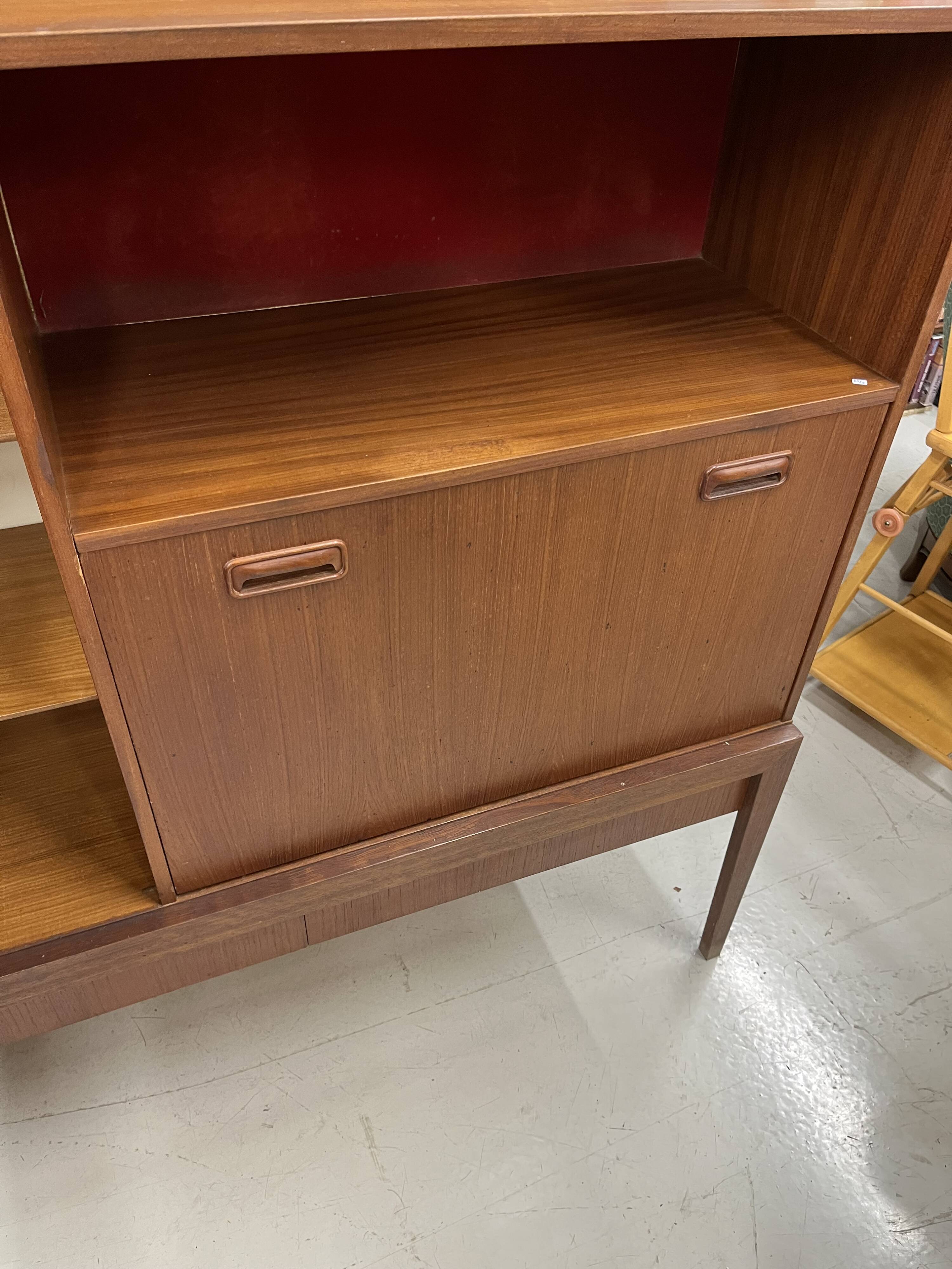 Scandinavian wooden high sideboard – 1960s