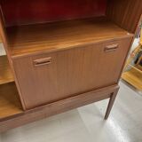 Scandinavian wooden high sideboard – 1960s