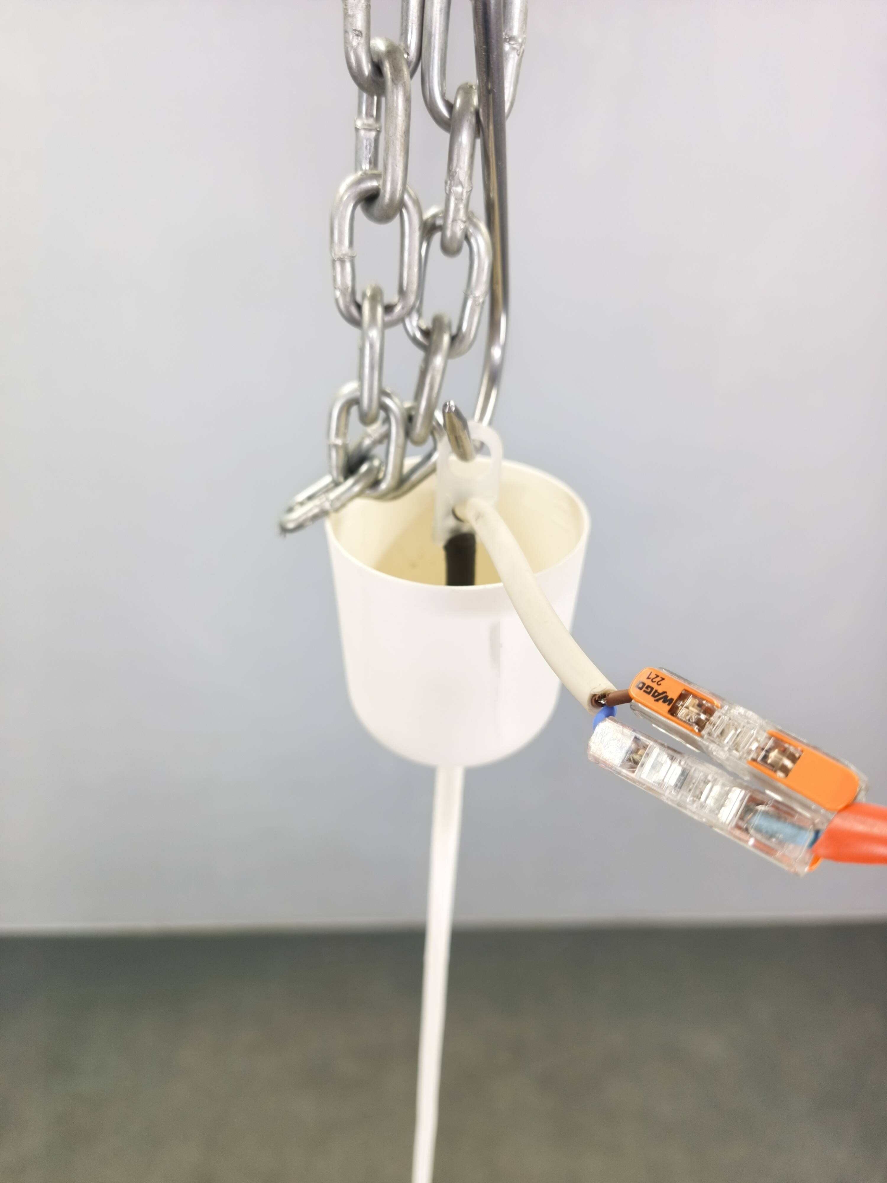 Suspended globe lamp in opaline glass, Czechoslovakian, 1970s.