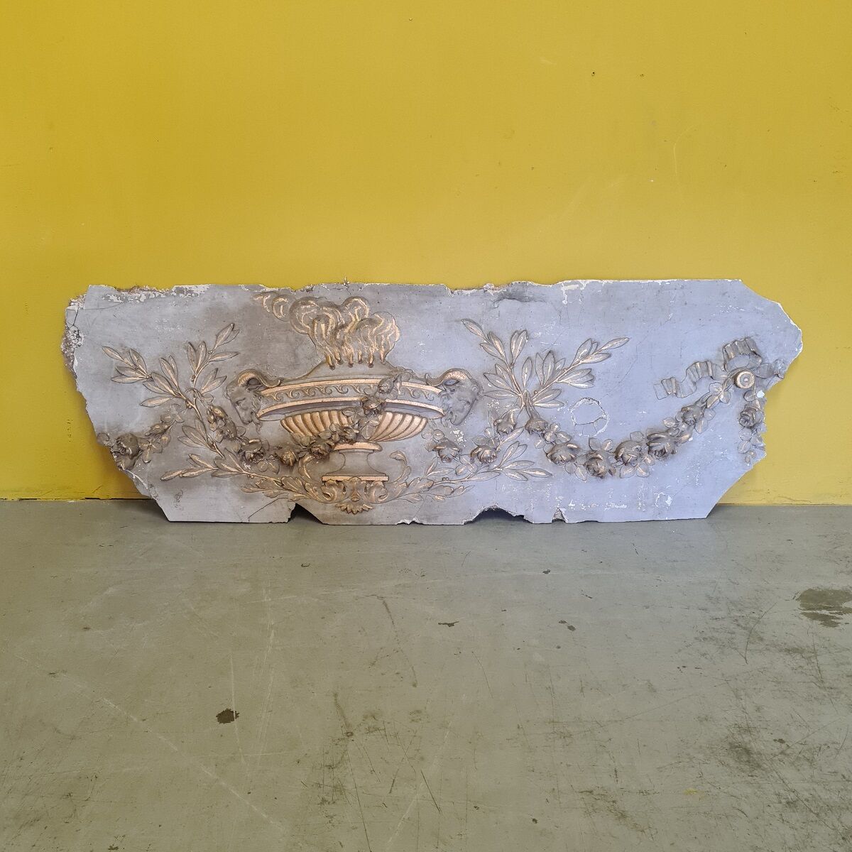 Antique French Louis XVI Plaster Ornament, 18th Century.