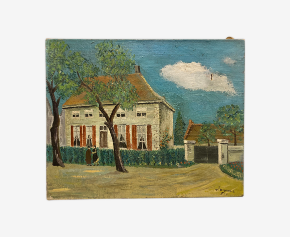 Huile sur toile vintage