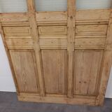 Partition in wood and glass 128 cm