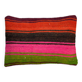 Housse de coussin kilim turc vintage, 30 x 50 cm