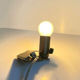 Clip-on small bedside lamp, Buchleseleuchte Germany 1950s