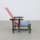 Dutch Bauhaus Lounge Chair in the style of Gerrit Rietveld