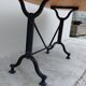 Table de restaurant bistrot en fonte -1m76