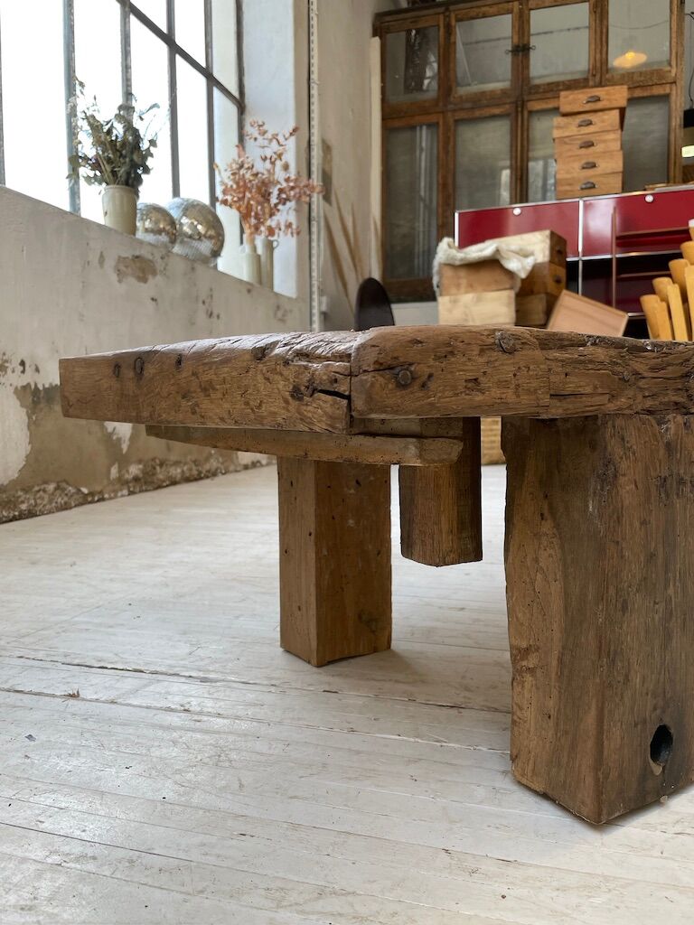 Brutally artisanal oak coffee table