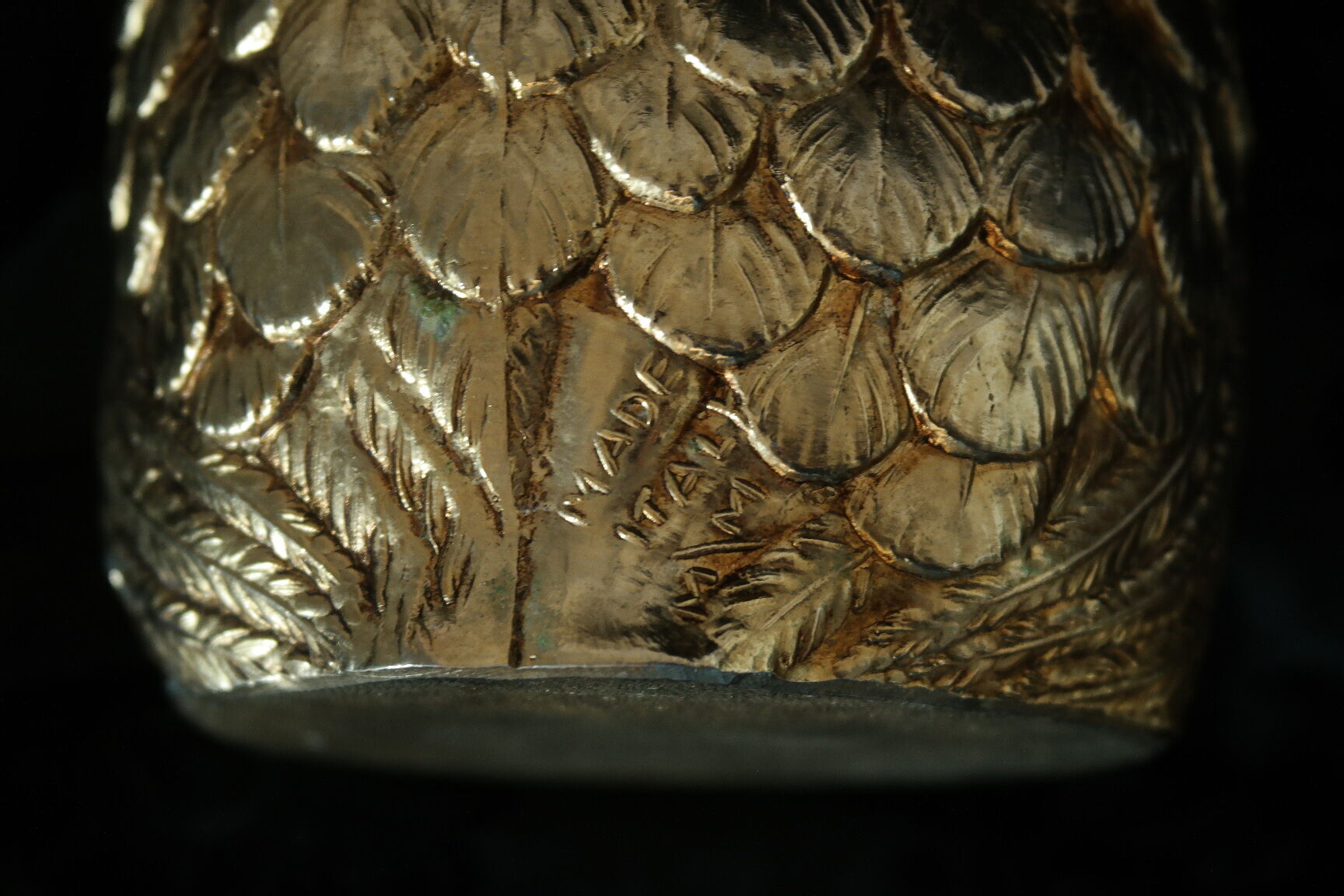 Vintage brass duck ice bucket Italy Mauro Manetti