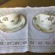 Duo vintage porcelain breakfast from Limoges